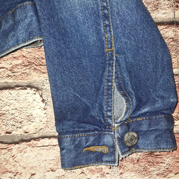 Loft | Made and Loved | Classic Blue Stone-Washed Material Jean Jacket - Picture 13 of 16